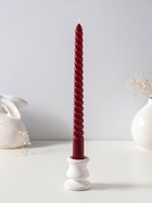 Свеча витая 25 см, 57 г, 5 ч, бордовый  (артикул 10996969)  большой выбор товаров оптом и в розницу по низким ценам с доставкой