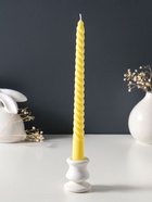 Свеча витая 25 см, 57 г, 5 ч, пастельно-жёлтый  (артикул 10996975)  большой выбор товаров оптом и в розницу по низким ценам с доставкой