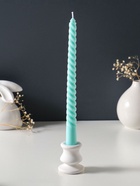 Свеча витая 25 см, 57 г, 5 ч, мятный  (артикул 10996976)  большой выбор товаров оптом и в розницу по низким ценам с доставкой