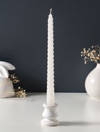 Набор свечей витых 25 см, 2 шт., 57 г, 5 ч, белый  (артикул 10996979)  большой выбор товаров оптом и в розницу по низким ценам с доставкой