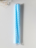 Набор свечей витых 25 см, 2 шт., 57 г, 5 ч, пастельно-голубой - Фото 4