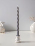 Набор свечей витых 25 см, 2 шт., 57 г, 5 ч, серый - Фото 3