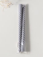 Набор свечей витых 25 см, 2 шт., 57 г, 5 ч, серый - Фото 4