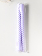 Набор свечей витых 25 см, 2 шт., 57 г, 5 ч, лаванда - Фото 4