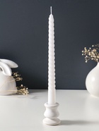 Набор свечей витых 25 см, 3 шт., 57 г, 5 ч, белый - Фото 3