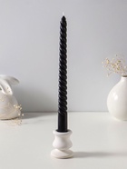 Набор свечей витых 25 см, 3 шт., 57 г, 5 ч, чёрный - Фото 3