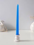 Свеча античная 25 см, 58 г, 7 ч, синий  (артикул 10997019)  большой выбор товаров оптом и в розницу по низким ценам с доставкой