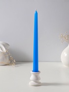 Набор свечей античных 25 см, 2 шт., 58 г, 7 ч, синий  (артикул 10997034)  большой выбор товаров оптом и в розницу по низким ценам с доставкой