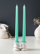 Набор свечей античных 25 см, 2 шт., 58 г, 7 ч, мятный  (артикул 10997037)  большой выбор товаров оптом и в розницу по низким ценам с доставкой