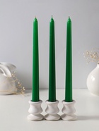 Набор свечей античных 25 см, 3 шт., 58 г, 7 ч, зелёный  (артикул 10997043)  большой выбор товаров оптом и в розницу по низким ценам с доставкой