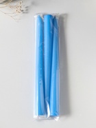 Набор свечей античных 25 см, 3 шт., 58 г, 7 ч, пастельно-голубой  (артикул 10997045)  большой выбор товаров оптом и в розницу по низким ценам с доставкой