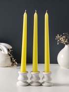 Набор свечей античных 25 см, 3 шт., 58 г, 7 ч, пастельно-жёлтый  (артикул 10997046)  большой выбор товаров оптом и в розницу по низким ценам с доставкой
