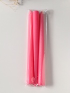 Набор свечей античных 25 см, 3 шт., 58 г, 7 ч, розовый  (артикул 10997048)  большой выбор товаров оптом и в розницу по низким ценам с доставкой