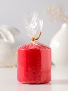 Свеча - цилиндр 6×6.5 см, красный  (артикул 10997064)  большой выбор товаров оптом и в розницу по низким ценам с доставкой