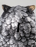 Копилка для денег «Филин Филя», гипс, 13×13×20 см, серебро с бронзой - Фото 5