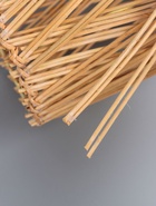 УЦЕНКА Светильник напольный из ротанга «Ирван» 1×120 Вт, Е27, 28×28×150 см - Фото 8