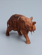 УЦЕНКА Сувенир дерево «Слон резной» 20×8×16 см - Фото 2