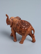 УЦЕНКА Сувенир дерево «Слон резной» 20×8×16 см - Фото 4