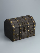 УЦЕНКА Шкатулка сундучок дерево «Лев. С заклёпками» стальная 16×15.5×22 см - Фото 2