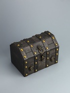 УЦЕНКА Шкатулка сундучок дерево «Лев. С заклёпками» стальная 16×15.5×22 см - Фото 3