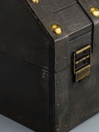 УЦЕНКА Шкатулка сундучок дерево «Лев. С заклёпками» стальная 16×15.5×22 см - Фото 5