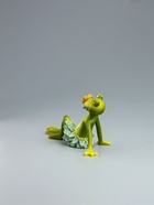УЦЕНКА Сувенир полистоун «Лягушонок в набедренной повязке из листьев, с цветком во рту» 15×9.5×8 см - Фото 3