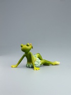 УЦЕНКА Сувенир полистоун «Лягушонок в набедренной повязке из листьев, с цветком во рту» 15×9.5×8 см - Фото 4