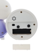 УЦЕНКА Часы - будильник настольные «Зайка», плавный ход, циферблат d-8.7 см, 15×16 см, АА - Фото 4