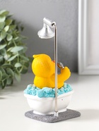 Сувенир полистоун лак "Жёлтый утёнок принимает ванну" 8,3х6,8х16 см  (артикул 10969724)  большой выбор товаров оптом и в розницу по низким ценам с доставкой