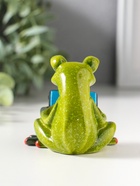 Сувенир полистоун лак "Лягушонок с планшетом" 7,5х7х7,3 см - фото 809554167