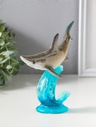 Сувенир полистоун лак "Акула на волне" 16,5х7,7х15,3 см - фото 809554206