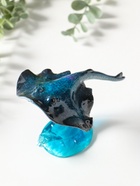 Сувенир полистоун лак "Морской скат на волне" синий 13,2х9,5х11,5 см - фото 809554214