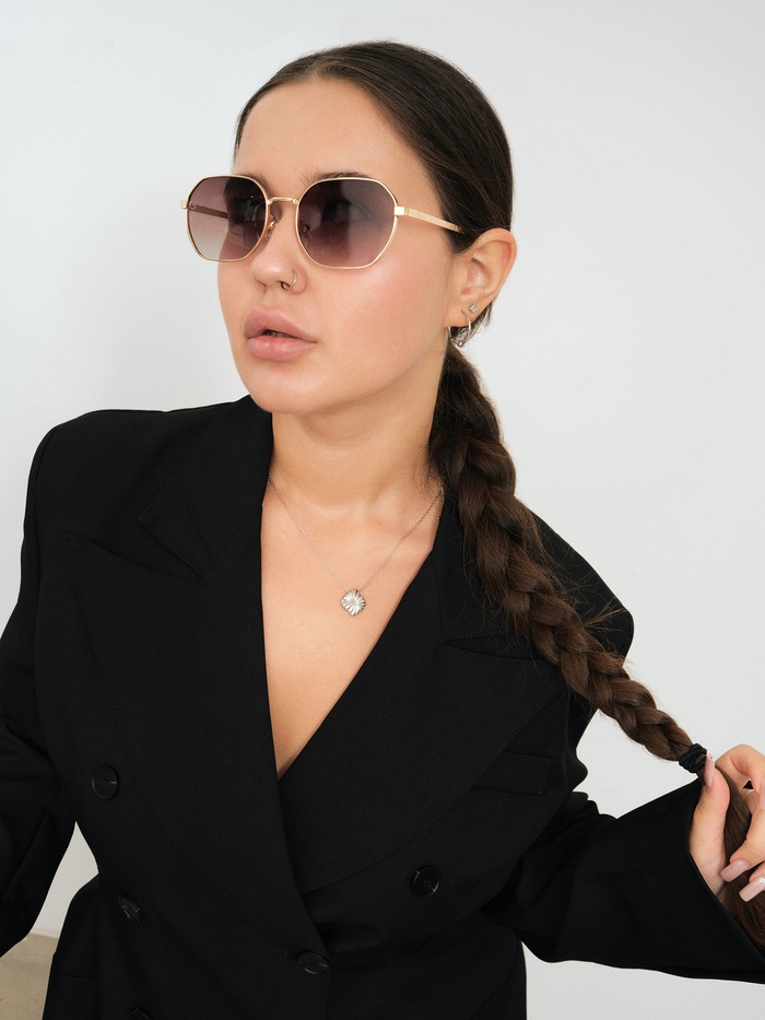 Очки солнцезащитные «OneSun. Овал», uv 400, футляр, салфетка - Фото 1