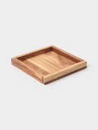 Доска для подачи "Бургер", с двухсторонним бортиком, 20x20 дуб 10692634