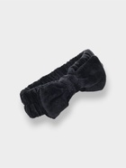 Повязка для умывания Доляна «Бантик», микрофибра, чёрная - Фото 4