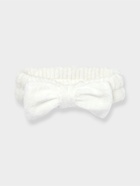 Повязка для умывания Доляна «Бантик», микрофибра, белая - Фото 3