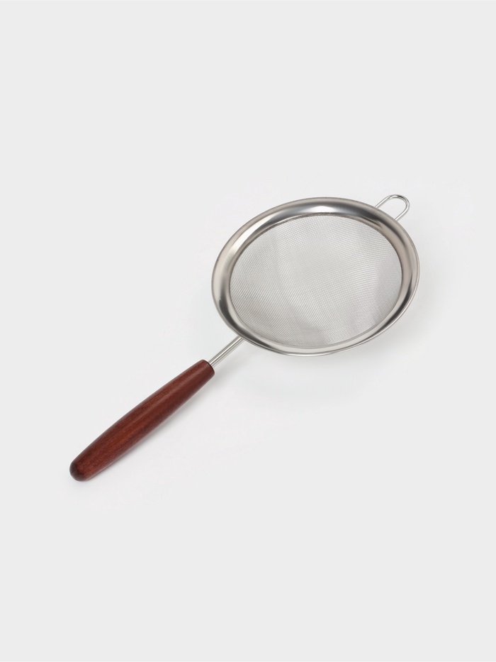 Сито с ручкой Magistro «Версаль» d=10.5 см, нержавеющая сталь, ручка акация - Фото 1
