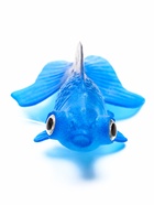 Декор для аквариума «Рыба телескоп», 8.5×3×5.5 см, светящаяся в темноте, силикон - фото 809613594