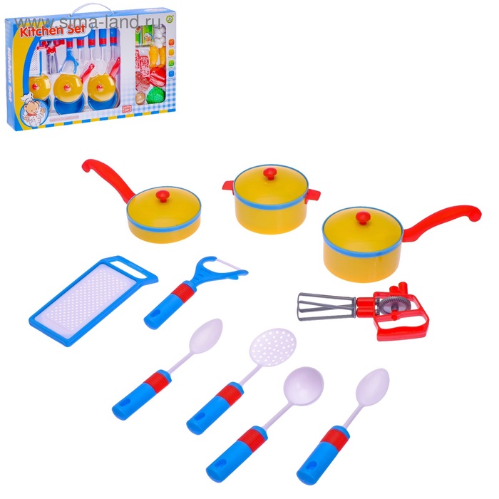 УЦЕНКА Набор посуды «Все что нужно» с продуктами - Фото 1