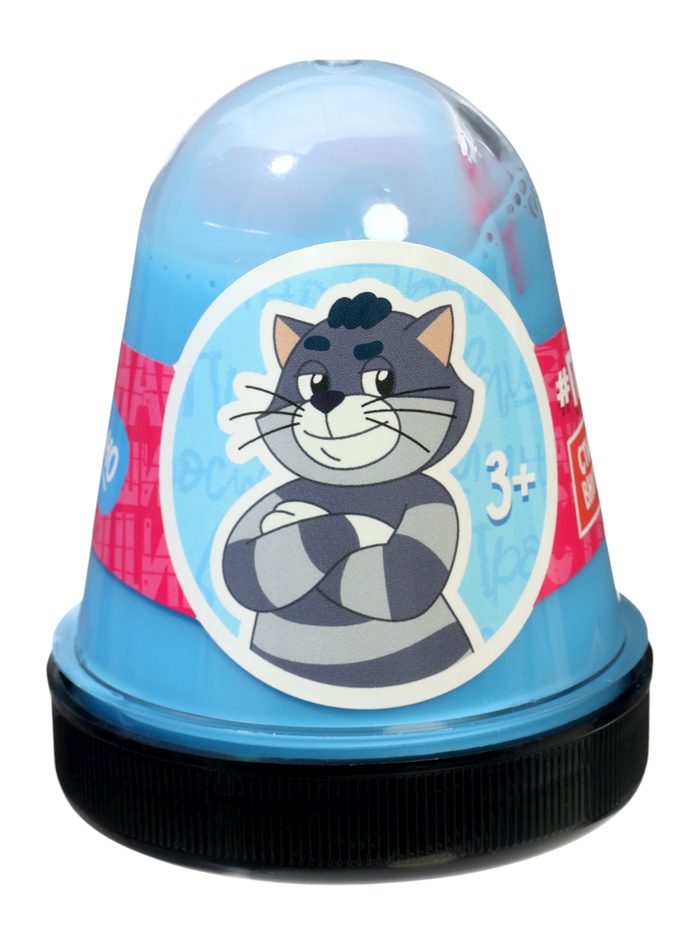 Слайм «Простоквашино», голубой, капсула, 130 г - Фото 1