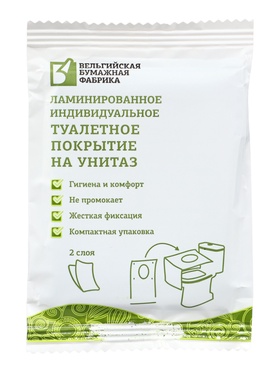 Ламинированное индивидуальное туалетное покрытие, голубое, 40×60 см  (артикул 10999618)  большой выбор товаров оптом и в розницу по низким ценам с доставкой