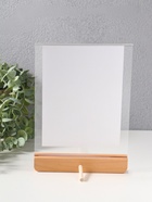 Фоторамка для фото 15×20 см «Синие цветы на белом», дерево, прозрачная, 2×15.5×22 см - Фото 4