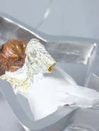 УЦЕНКА Сувенир полистоун подвеска "Ангелочек на звёздочке" серебристые крылья 4,5х11х11 см 1100835 - Фото 8