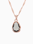 Гарнитур 3 предмета: серьги, кулон, кольцо безразмерное «Эдель» капля, цвет серый в золоте, 45 см - Фото 2