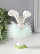 Сувенир полистоун "Малышка-зайка пушок стесняшка" 4,5х4х18 см  (артикул 10928795)  большой выбор товаров оптом и в розницу по низким ценам с доставкой