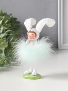 Фигурка полистоун «Малышка-зайка пушок стесняшка», 4.5×4×18 см - Фото 4