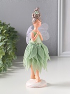 Сувенир полистоун "Девочка-фея с цветком в волосах, в зелёной юбке" 6,5х5,7х21,5 см  (артикул 10928804)  большой выбор товаров оптом и в розницу по низким ценам с доставкой