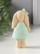 Фигурка полистоун «Зайка в платьице, с пасхальным яичком», 4.8×2.8×10 см - Фото 3