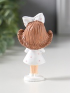 Сувенир полистоун "Девочка с большим бантом в волосах, держит сердце" 4,7х3х9 см - фото 809554428