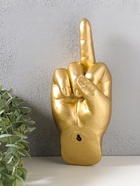 Настенный декор, панно полистоун «Жест: средний палец», 21×9.5×9 см - Фото 3